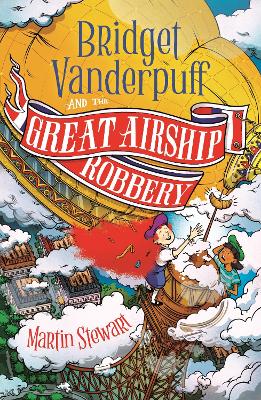 Book cover for Bridget Vanderpuff and the Great Airship Robbery