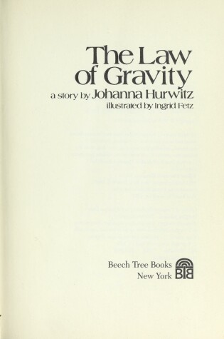 Cover of The Law of Gravity