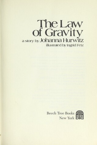 Book cover for The Law of Gravity