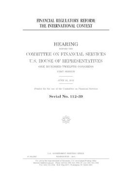 Book cover for Financial regulatory reform