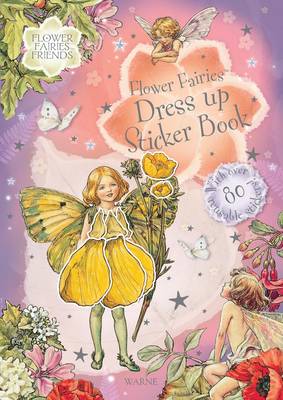Book cover for Flower Fairies Dress Up Sticker Book