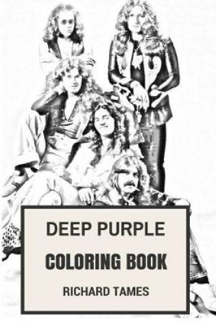 Cover of Deep Purple Coloring Book