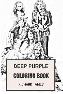Book cover for Deep Purple Coloring Book