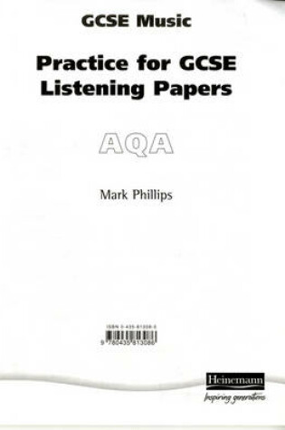 Cover of Practice AQA GCSE Music Listening Paper