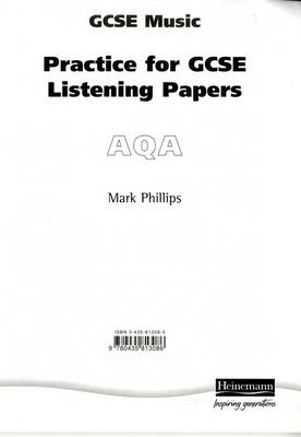 Book cover for Practice AQA GCSE Music Listening Paper