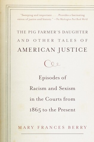 Cover of The Pig Farmer's Daughter and Other Tales of American Justice