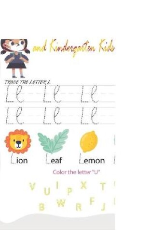Cover of Letter Tracing For Pre-Schoolers and Kindergarten Kids