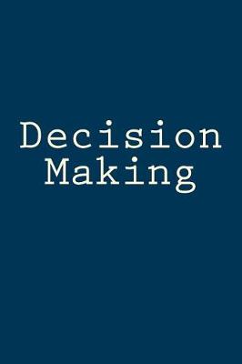 Book cover for Decision Making