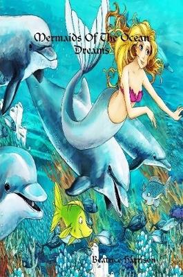 Book cover for "Mermaids Of The Ocean Dreams:" Giant Super Jumbo Coloring Book Features 100 Pages of Beautiful Mermaids, Fairies, Princesses, Ocean Scenes, Sea Creatures, and More for Stress Relief (Adult Coloring Book) Book Edition:3