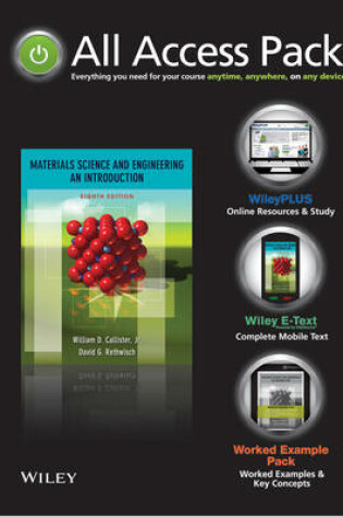 Cover of All Access Pack for Materials Science and Engineering