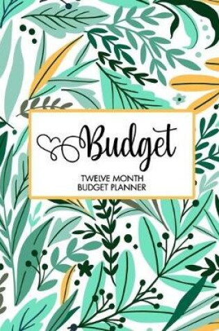 Cover of Budget Twelve Month Budget Planner