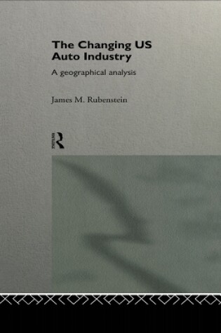 Cover of The Changing U.S. Auto Industry