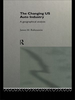 Book cover for The Changing U.S. Auto Industry