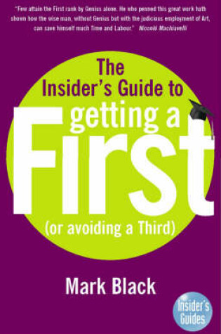 Cover of Getting a First (insider's Guide)