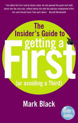 Book cover for Getting a First (insider's Guide)