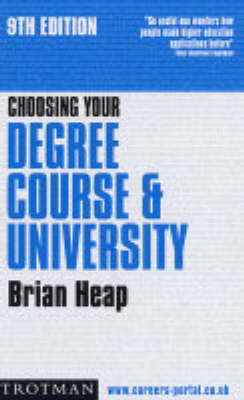 Book cover for Choosing Your Degree Course and University