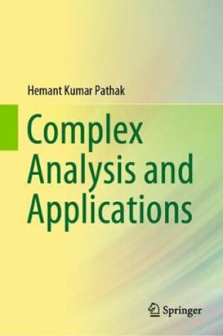 Cover of Complex Analysis and Applications