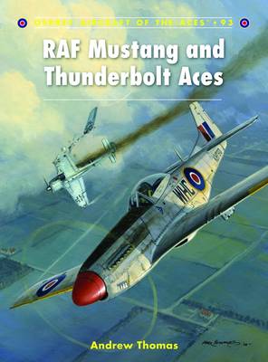 Book cover for RAF Mustang and Thunderbolt Aces