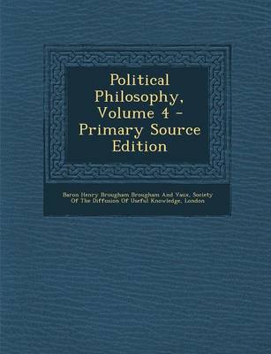 Book cover for Political Philosophy, Volume 4