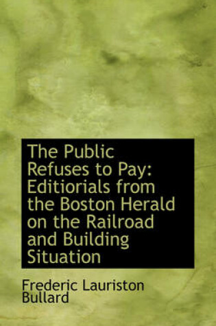 Cover of The Public Refuses to Pay