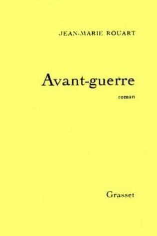 Cover of Avant-Guerre