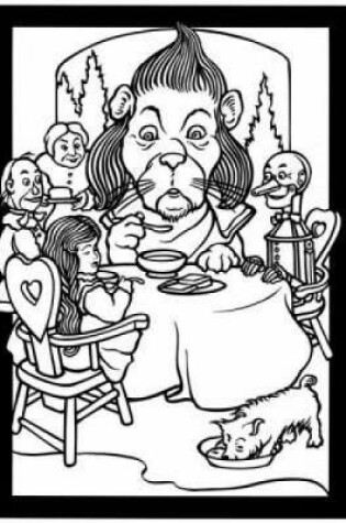 Cover of The Land of Oz Stained Glass Coloring Book