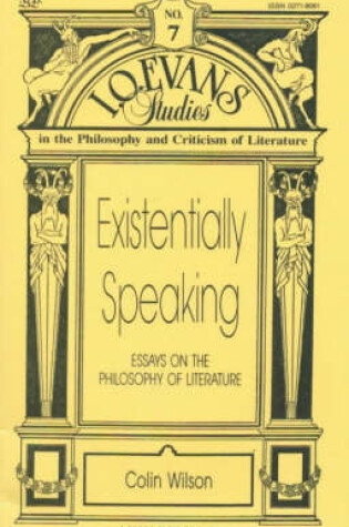 Cover of Existentially Speaking