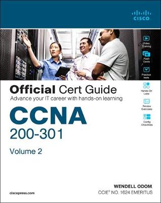 Book cover for CCNA 200-301 Official Cert Guide, Volume 2