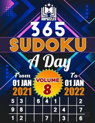 Book cover for 365 Sudoku a Day Volume 8