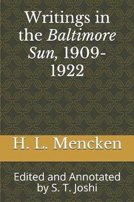 Cover of Writings in the Baltimore Sun, 1909-1922