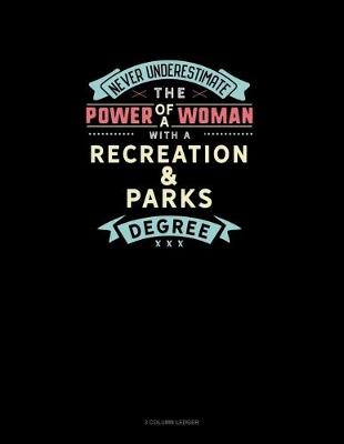 Cover of Never Underestimate The Power Of A Woman With A Recreation & Parks Degree