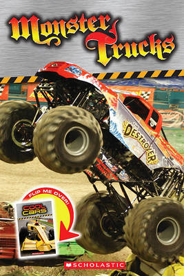 Book cover for Monster Trucks and Cool Cars Flip Book