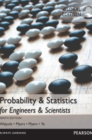 Cover of Probability & Statistics for Engineers & Scientists, Global Edition