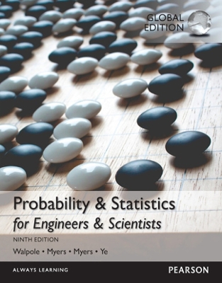 Book cover for Probability & Statistics for Engineers & Scientists, Global Edition