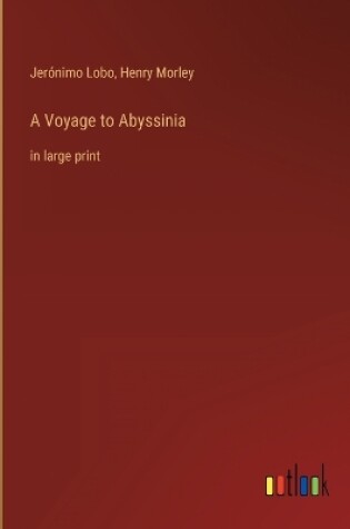 Cover of A Voyage to Abyssinia