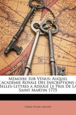 Cover of Mémoire Sur Vénus