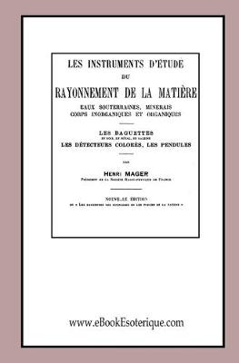 Book cover for Les instruments d'etude du Rayonnement de la matiere