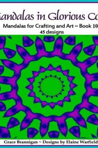 Cover of Mandalas in Glorious Color Book 10