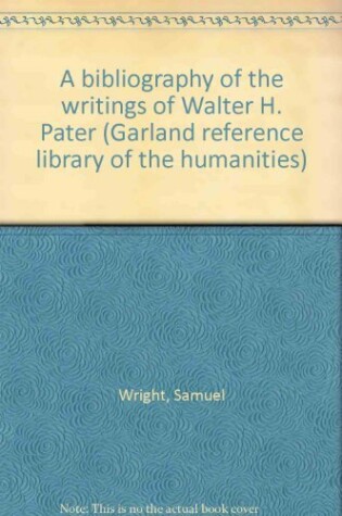 Cover of Biblio Write Walter Pater