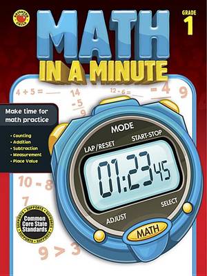 Book cover for Math in a Minute, Grade 1