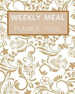 Book cover for weekly meal planner fridge