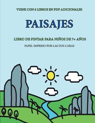 Cover of Libro de pintar para niños de 7+ años (Paisajes)