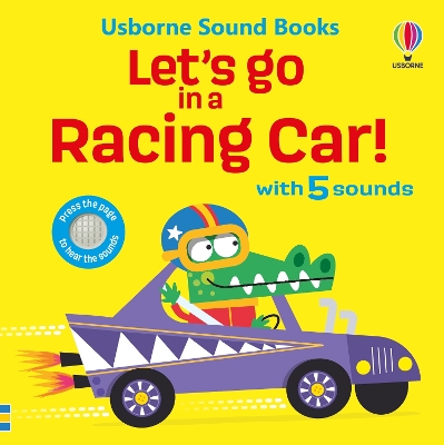 Cover of Let's go in a Racing Car!