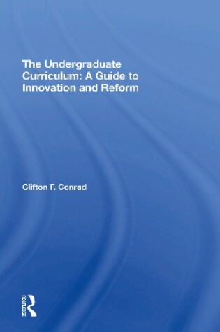 Cover of The Undergraduate Curriculum