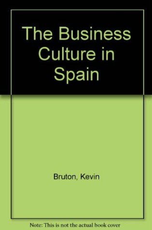 Cover of The Business Culture in Spain