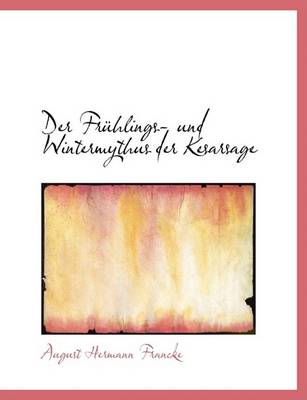 Book cover for Der Fra1/4hlings- Und Wintermythus Der Kesarsage