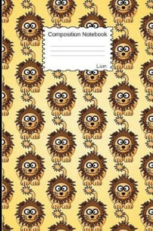 Cover of Lion Composition Notebook