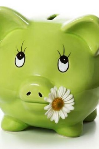 Cover of Green Piggy Bank with a Flower