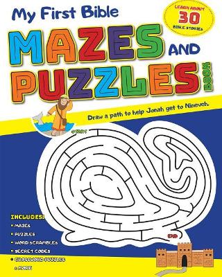 Book cover for My First Bible Mazes and Puzzles Book