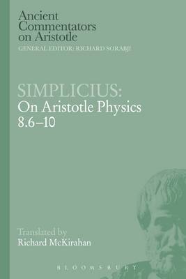 Book cover for Simplicius: On Aristotle Physics 8.6-10